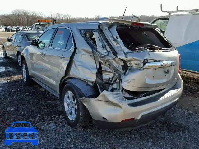 2013 CHEVROLET EQUINOX LS 2GNALBEK5D6264552 image 2