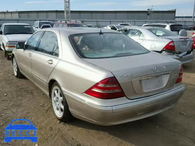 2000 MERCEDES-BENZ S430 WDBNG70J6YA057617 Bild 2