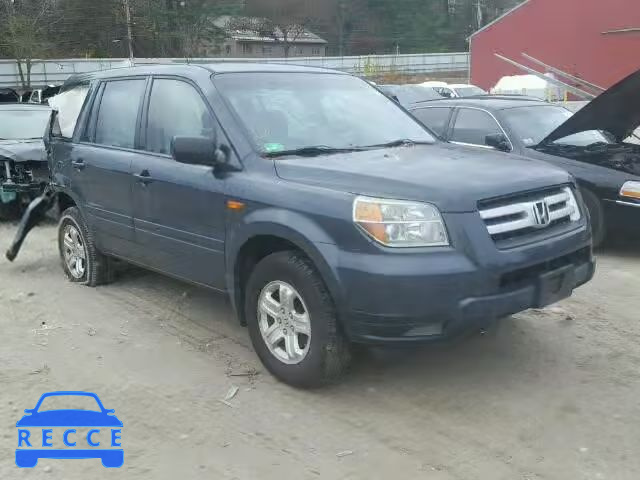 2006 HONDA PILOT LX 2HKYF18126H535508 зображення 0