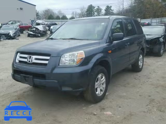 2006 HONDA PILOT LX 2HKYF18126H535508 зображення 1