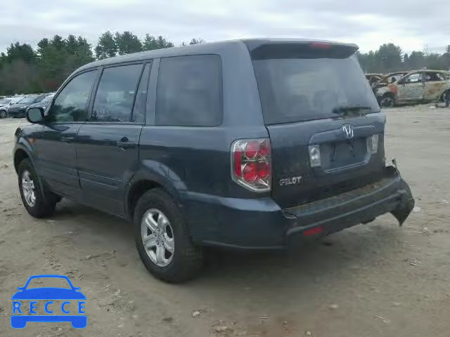 2006 HONDA PILOT LX 2HKYF18126H535508 зображення 2