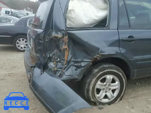 2006 HONDA PILOT LX 2HKYF18126H535508 зображення 8