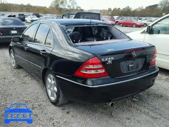 2001 MERCEDES-BENZ C240 WDBRF61J01F087931 image 2