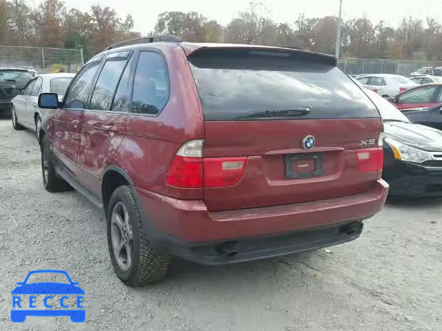 2003 BMW X5 3.0I 5UXFA535X3LV82654 зображення 2