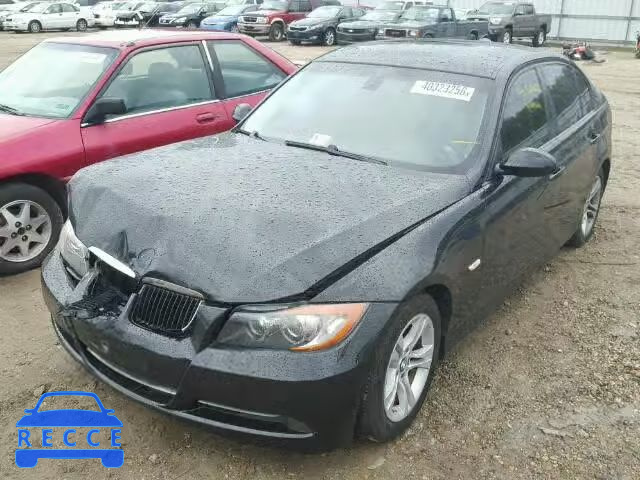 2008 BMW 328I WBAVA33548P142976 зображення 1