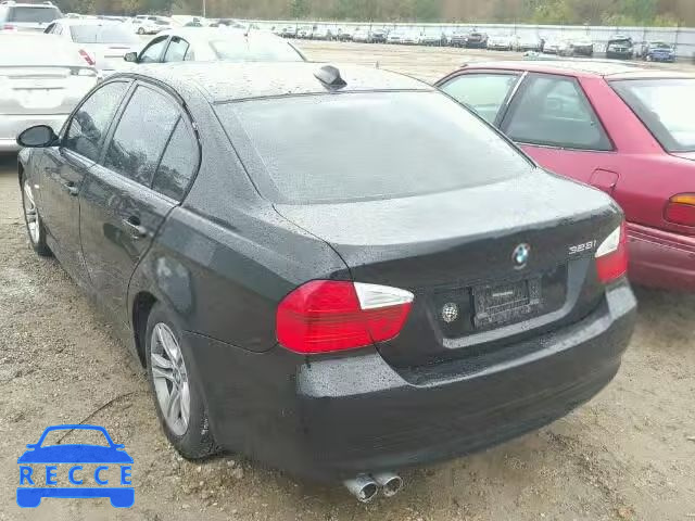 2008 BMW 328I WBAVA33548P142976 image 2