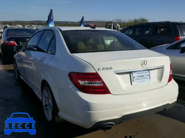 2012 MERCEDES-BENZ C250 WDDGF4HB3CA669670 image 2