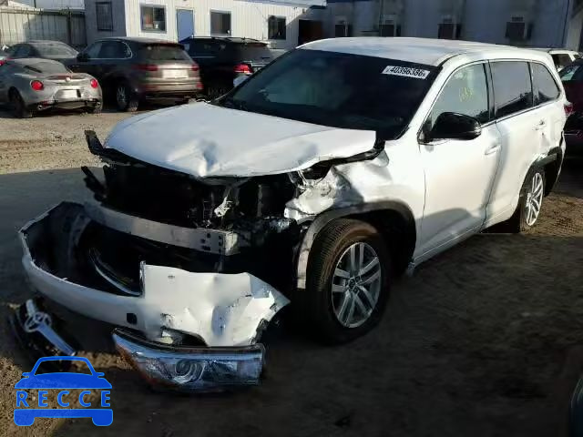 2016 TOYOTA HIGHLANDER 5TDZKRFHXGS143810 зображення 1