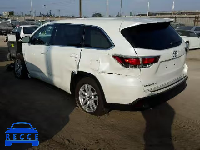 2016 TOYOTA HIGHLANDER 5TDZKRFHXGS143810 зображення 2