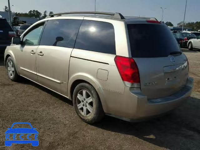 2004 NISSAN QUEST S/SE 5N1BV28U04N300655 image 2
