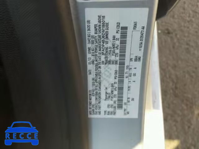 2013 FORD FIESTA SE 3FADP4BJ6DM186016 Bild 8