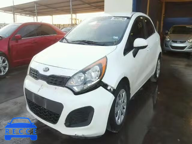 2013 KIA RIO LX KNADM5A34D6206577 image 1