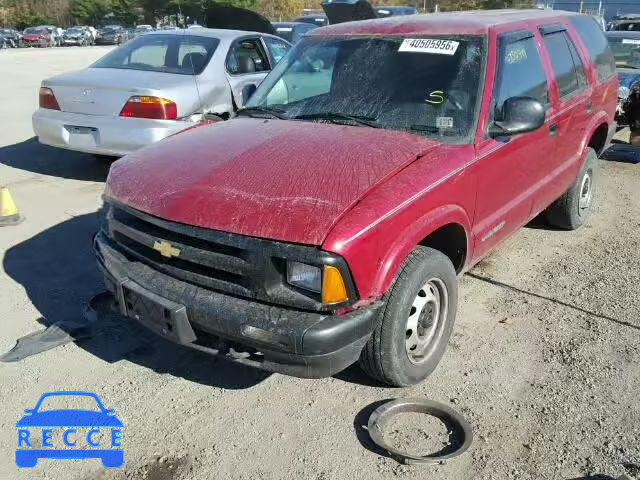 1996 CHEVROLET BLAZER 1GNDT13WXT2109421 зображення 1