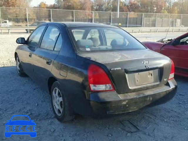 2002 HYUNDAI ELANTRA GL KMHDN45D42U298629 image 2