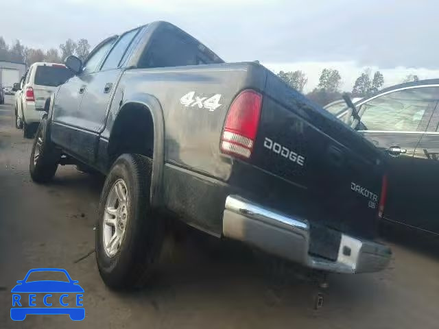 2003 DODGE DAKOTA QUA 1D7HG48Z63S129917 зображення 2