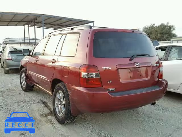 2006 TOYOTA HIGHLANDER JTEDP21A260121391 image 2