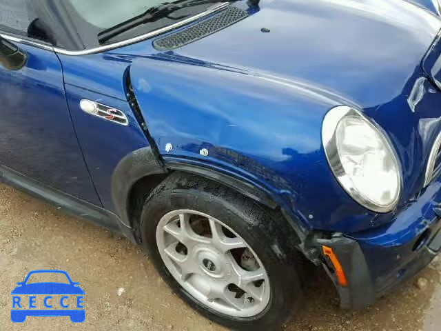 2004 MINI COOPER S WMWRE33484TD85207 image 9