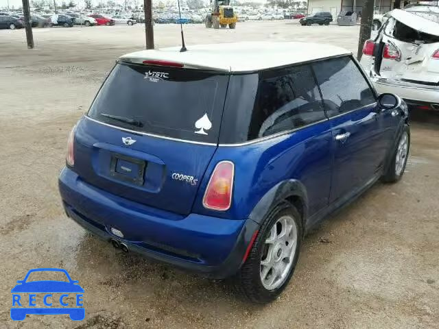 2004 MINI COOPER S WMWRE33484TD85207 image 3