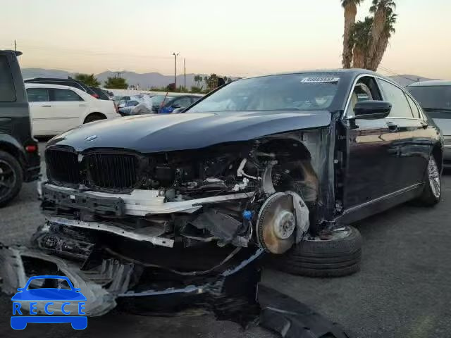 2016 BMW 750I XDRIV WBA7F2C59GG415008 зображення 1