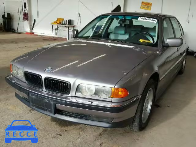 2000 BMW 740IL WBAGH8345YDP09030 image 1