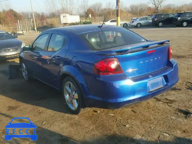 2014 DODGE AVENGER SE 1C3CDZAB3EN225436 image 2