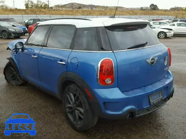 2011 MINI COOPER S C WMWZC5C54BWM10509 image 2