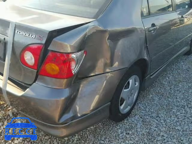 2004 TOYOTA COROLLA 2T1BR32E74C249691 image 8