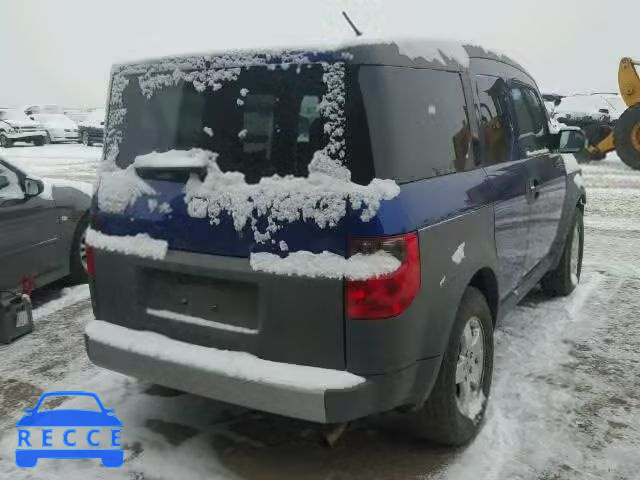 2004 HONDA ELEMENT LX 5J6YH28364L016949 зображення 3