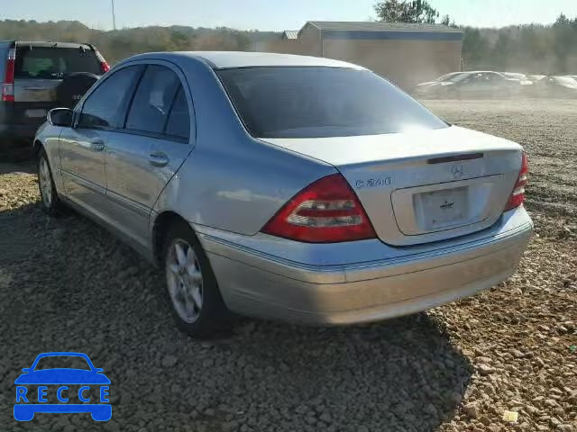 2003 MERCEDES-BENZ C240 WDBRF61J53A537122 зображення 2