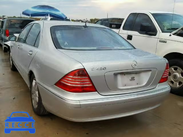 2003 MERCEDES-BENZ S430 WDBNG70J73A384181 зображення 2