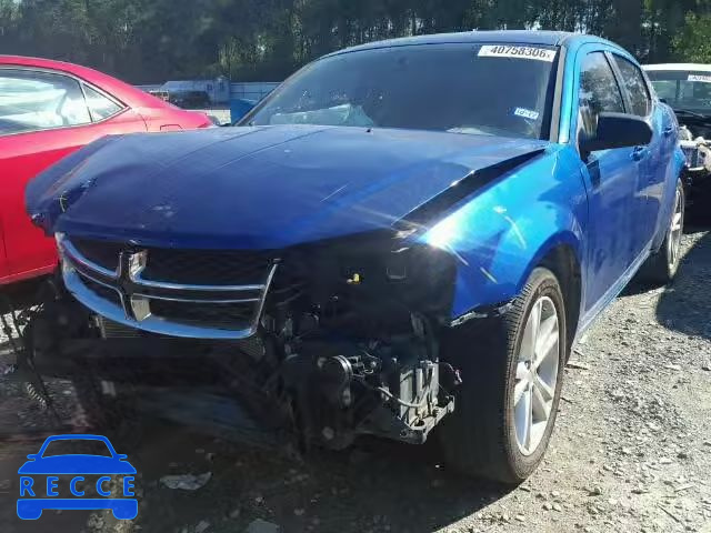 2012 DODGE AVENGER SE 1C3CDZAG3CN315937 зображення 1