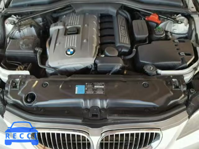 2007 BMW 525I WBANE53517CW67130 зображення 6