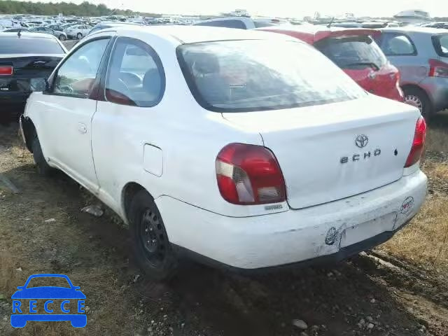 2000 TOYOTA ECHO JTDAT1237Y0042380 image 2