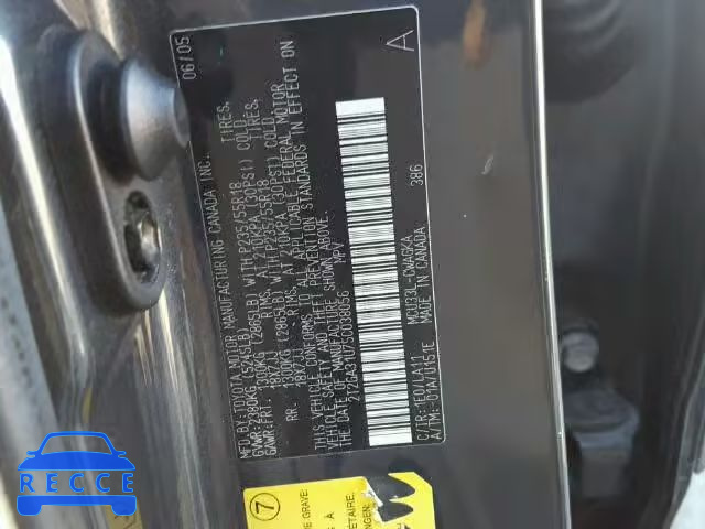 2005 LEXUS RX 330 2T2GA31U75C038056 image 9