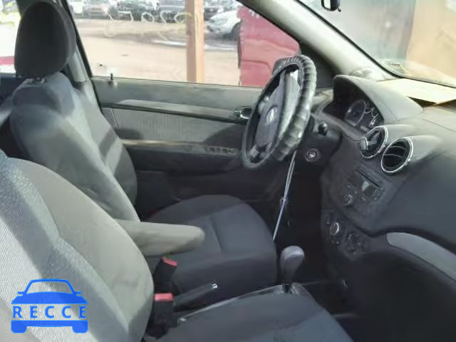 2007 CHEVROLET AVEO LT KL1TG56697B081278 зображення 4