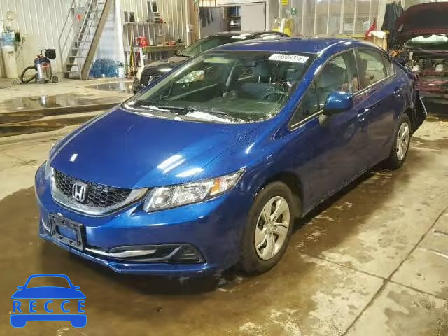 2013 HONDA CIVIC LX 19XFB2F59DE068426 зображення 1