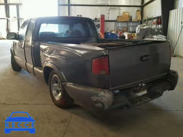 1997 CHEVROLET S10 1GCCS19X4V8198569 image 2