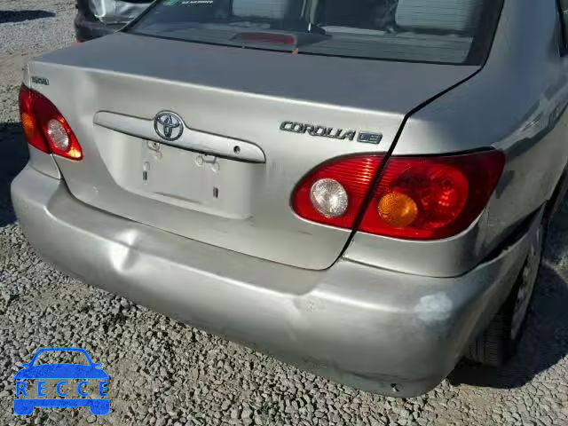 2004 TOYOTA COROLLA 2T1BR32E84C258450 image 9