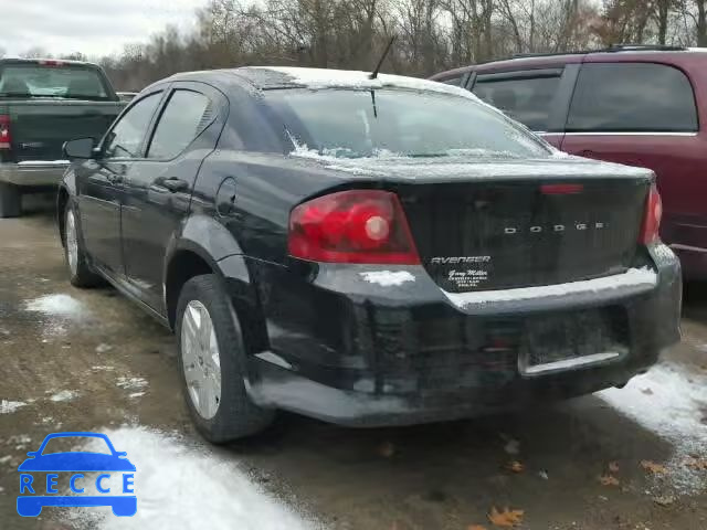 2012 DODGE AVENGER SE 1C3CDZAB6CN285983 image 2