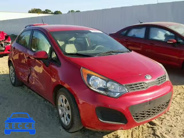 2013 KIA RIO LX KNADM5A39D6216635 image 0