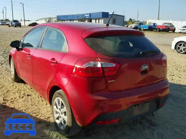 2013 KIA RIO LX KNADM5A39D6216635 image 2