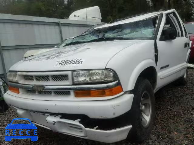 2004 CHEVROLET BLAZER 1GNCS13X34K156170 image 1