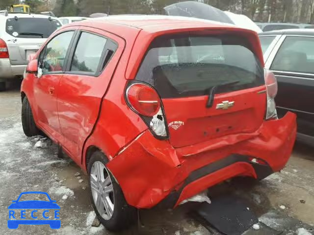 2013 CHEVROLET SPARK 1LT KL8CD6S98DC575783 image 2