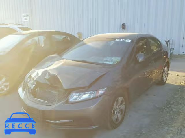 2013 HONDA CIVIC LX 2HGFB2F51DH593891 зображення 1