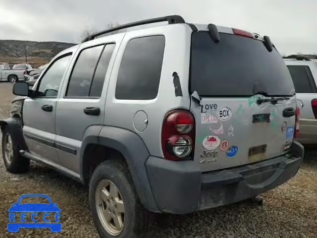 2007 JEEP LIBERTY SP 1J4GL48K07W627222 image 2