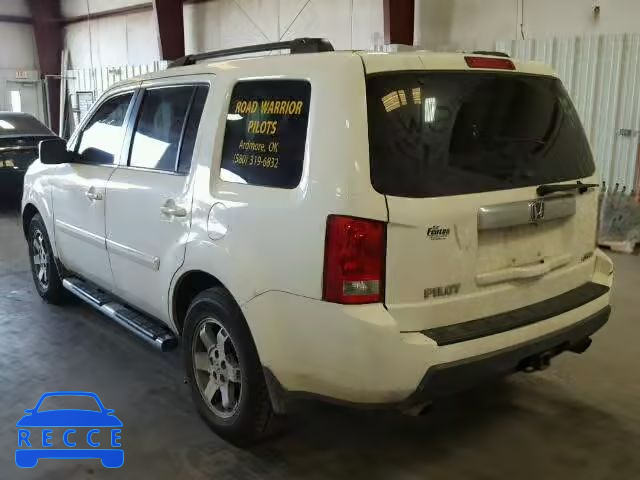 2009 HONDA PILOT EXL 5FNYF48699B044692 image 2