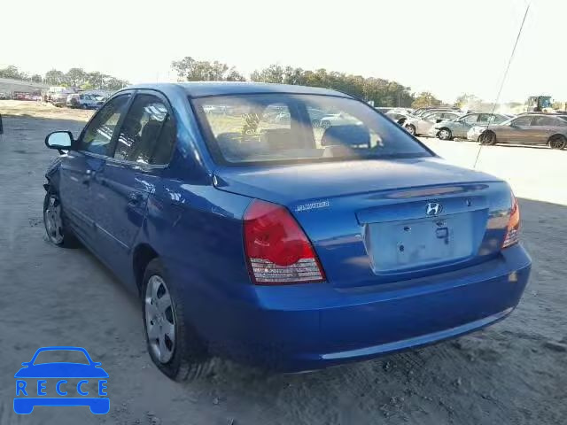 2006 HYUNDAI ELANTRA GL KMHDN46D36U309432 image 2