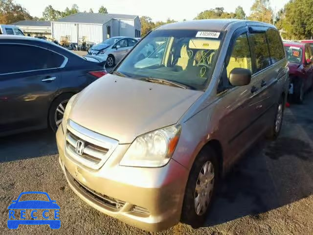 2007 HONDA ODYSSEY LX 5FNRL38207B047319 image 1