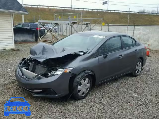 2013 HONDA CIVIC LX 19XFB2F54DE004083 зображення 1