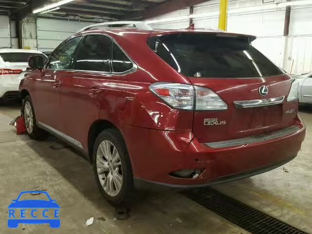 2010 LEXUS RX 450H JTJBC1BA7A2023841 image 2